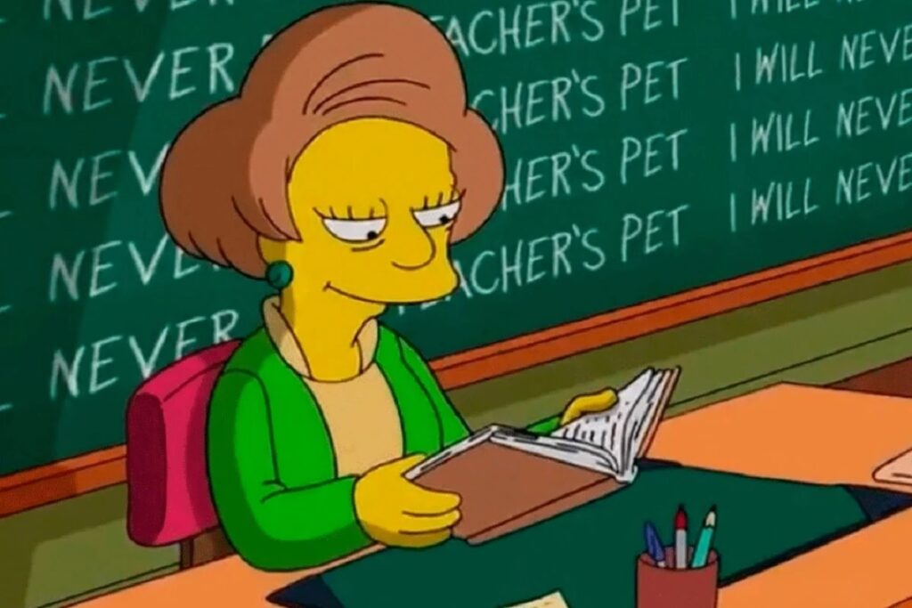 Qué le pasó a Edna Krabappel