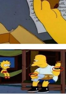 Errores en Los Simpson